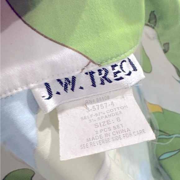 J.W. Treci Vintage Floral 70’s Jacket and Haltered Midi Dress Women’s Size 8 - Picture 9 of 9